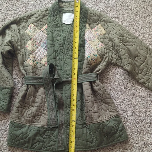 By Anthropologie Quilted Patchwork Jacket Small - Picture 6 of 7
